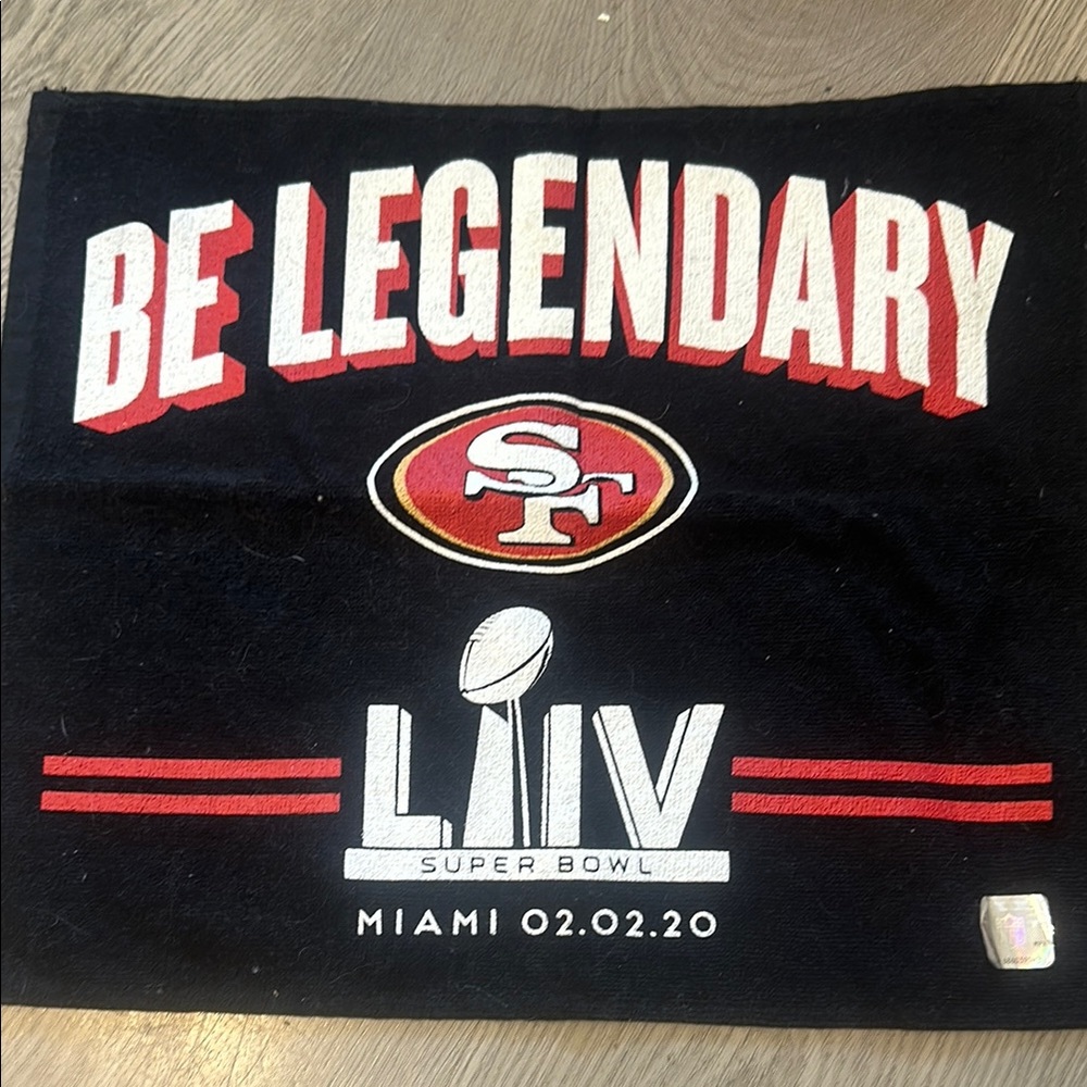 49ers Super Bowl LIV Be Legendary Towel